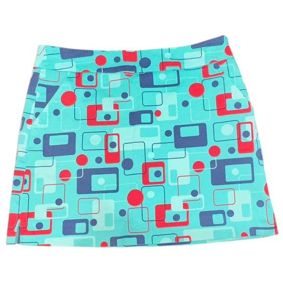 Loudmouth Ladies Golf Skort‎ 8 Track Print Size 6